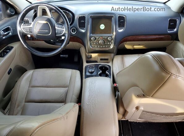 1C4RDHDG4GC336485 2016 DODGE DURANGO Черный Вид щитка приборов