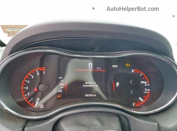 1C4RDJAG7HC644165 2017 DODGE DURANGO Серый Вид щитка приборов