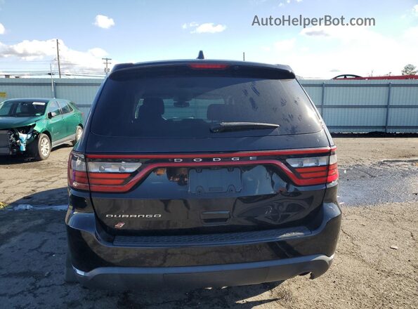 1C4RDJAG8JC291408 2018 DODGE DURANGO Черный Вид сзади