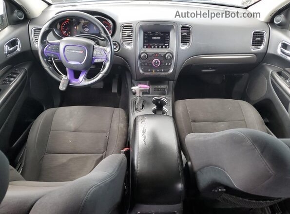 1C4RDJAG8JC291408 2018 DODGE DURANGO Черный Вид панели приборов