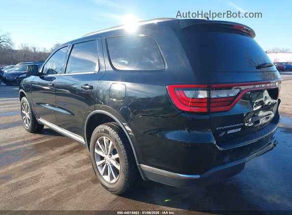 1C4RDJAG9JC170077 2018 DODGE DURANGO Черный Задняя левая четверть