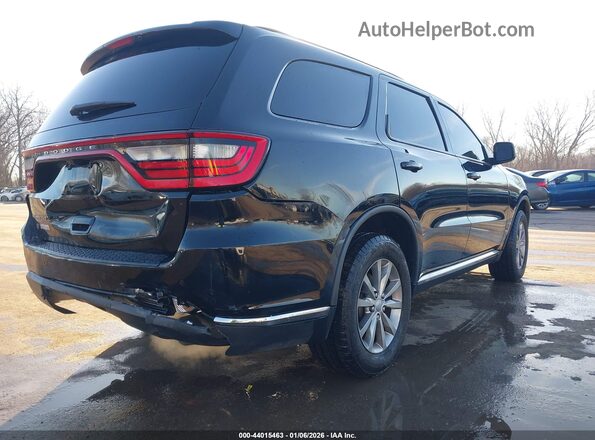 1C4RDJAG9JC170077 2018 DODGE DURANGO Черный Задняя правая четверть