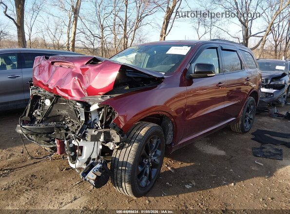 1C4RDJDG1SC528687 2025 DODGE DURANGO Красный Передняя левая четверть