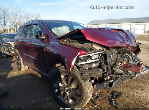 1C4RDJDG1SC528687 2025 DODGE DURANGO Красный Вид спереди