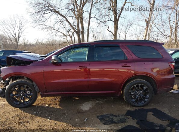 1C4RDJDG1SC528687 2025 DODGE DURANGO Красный Панорамный вид салона 360°