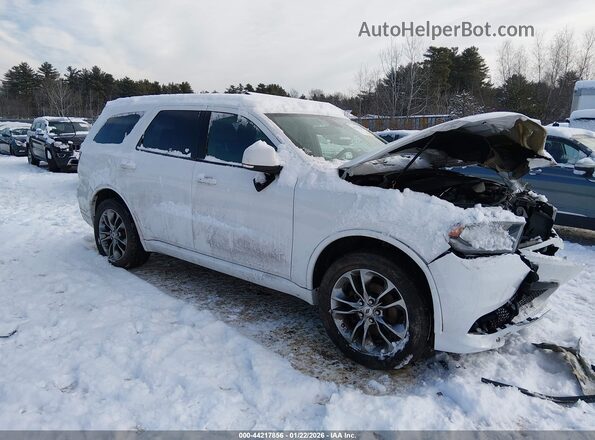 1C4RDJDG2KC723617 2019 DODGE DURANGO Белый Передняя правая четверть