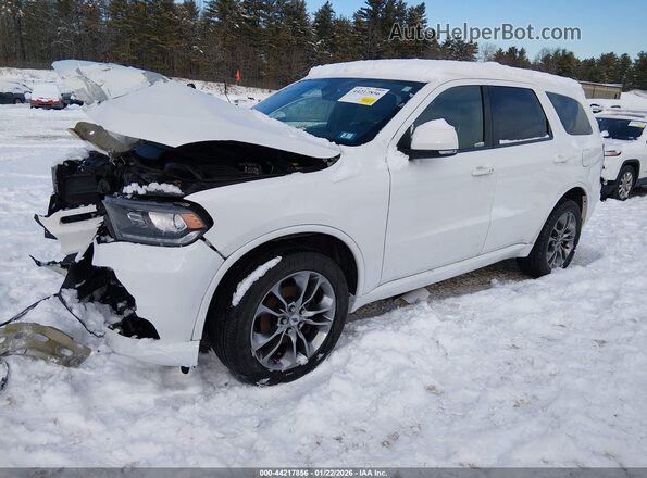 1C4RDJDG2KC723617 2019 DODGE DURANGO Белый Передняя левая четверть