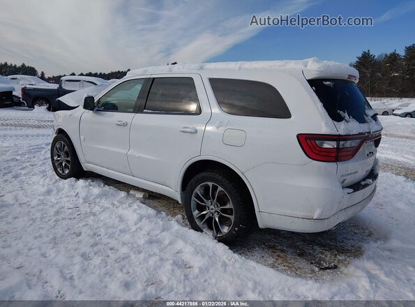 1C4RDJDG2KC723617 2019 DODGE DURANGO Белый Задняя левая четверть