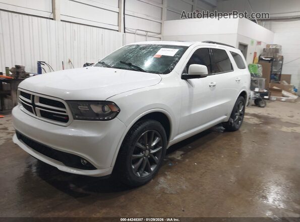 1C4RDJDG4JC210271 2018 DODGE DURANGO Белый Передняя левая четверть