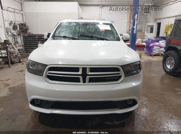 1C4RDJDG4JC210271 2018 DODGE DURANGO Белый Вид щитка приборов