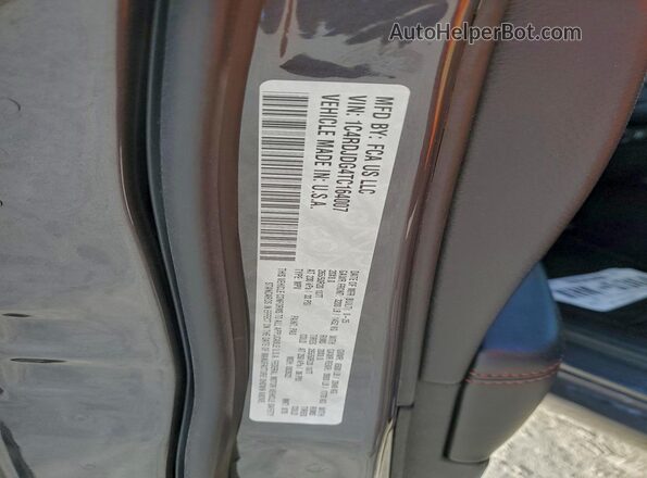 1C4RDJDG4TC164007 2026 DODGE DURANGO Серый Вид наклейки с VIN-кодом