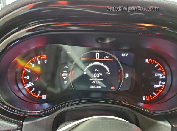 1C4RDJDG6SC531620 2025 DODGE DURANGO Белый Вид щитка приборов