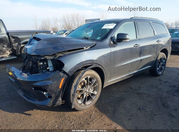 1C4RDJDG9SC504282 2025 DODGE DURANGO Black Առջևի ձախ երեք քառորդ տեսարան