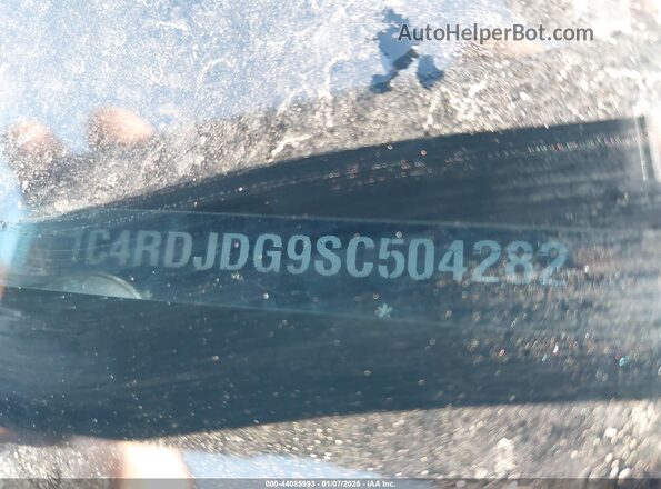 1C4RDJDG9SC504282 2025 DODGE DURANGO Black 