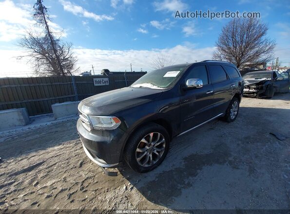 1C4RDJEG5GC412981 2016 DODGE DURANGO Серый Передняя левая четверть