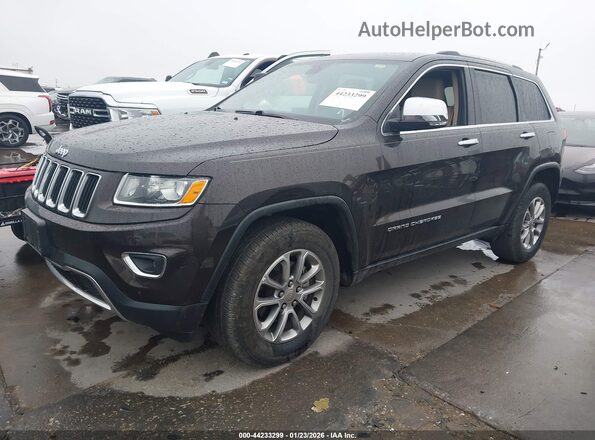 1C4RJEBG3GC500836 2016 JEEP GRAND CHEROKEE Коричневый Передняя левая четверть