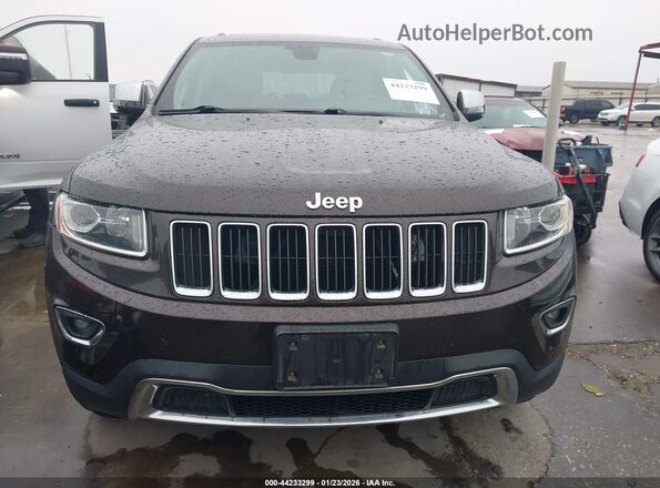1C4RJEBG3GC500836 2016 JEEP GRAND CHEROKEE Коричневый Вид щитка приборов