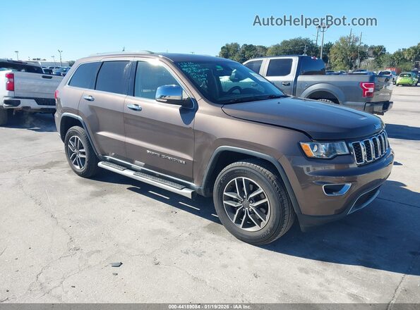 1C4RJEBG3KC699167 2019 JEEP GRAND CHEROKEE Коричневый Передняя правая четверть
