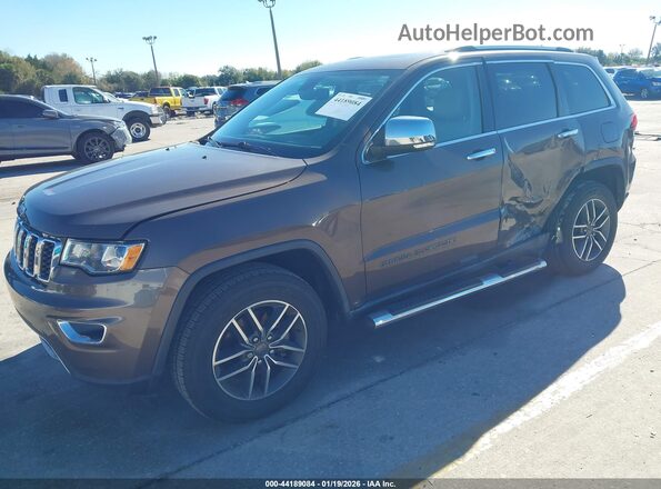 1C4RJEBG3KC699167 2019 JEEP GRAND CHEROKEE Коричневый Передняя левая четверть