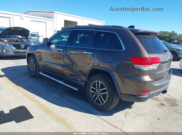 1C4RJEBG3KC699167 2019 JEEP GRAND CHEROKEE Коричневый Задняя левая четверть