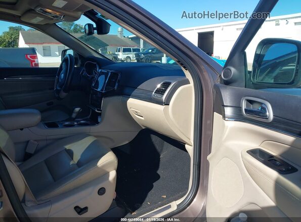 1C4RJEBG3KC699167 2019 JEEP GRAND CHEROKEE Коричневый Вид салона спереди