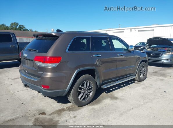 1C4RJEBG3KC699167 2019 JEEP GRAND CHEROKEE Коричневый Задняя правая четверть