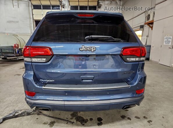 1C4RJEBG3KC737660 2019 JEEP GRAND Синий Вид сзади