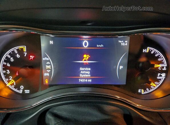 1C4RJEBG3KC737660 2019 JEEP GRAND Синий Вид щитка приборов