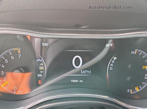1C4RJFAG4KC666993 2019 JEEP GRAND Серый Вид щитка приборов