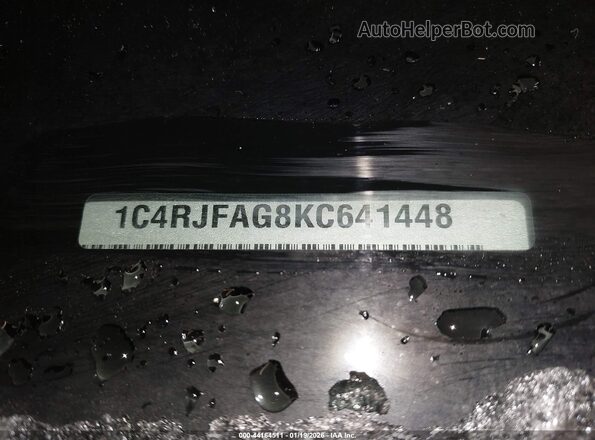 1C4RJFAG8KC641448 2019 JEEP GRAND CHEROKEE Белый 