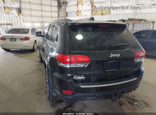 1C4RJFBG2GC358081 2016 JEEP GRAND CHEROKEE Черный Задняя левая четверть