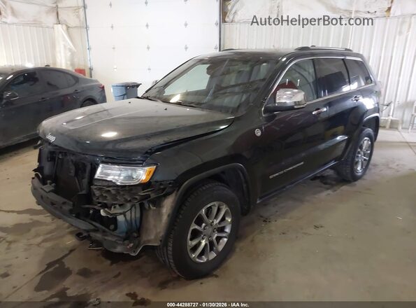 1C4RJFBG2GC358081 2016 JEEP GRAND CHEROKEE Черный Передняя левая четверть