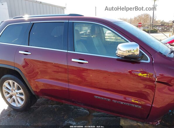 1C4RJFBG4HC654558 2017 JEEP GRAND CHEROKEE Бордовый Панорамный вид салона 360°