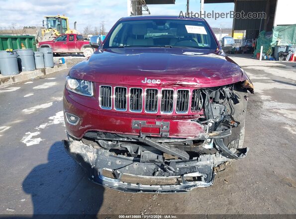 1C4RJFBG5GC496455 2016 JEEP GRAND CHEROKEE Красный Вид спереди