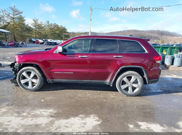 1C4RJFBG5GC496455 2016 JEEP GRAND CHEROKEE Красный Вид задней части салона