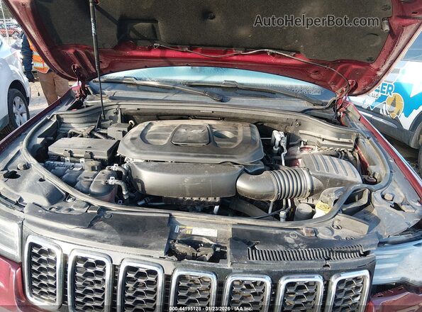 1C4RJFBG8HC904268 2017 JEEP GRAND CHEROKEE Бордовый Вид сзади