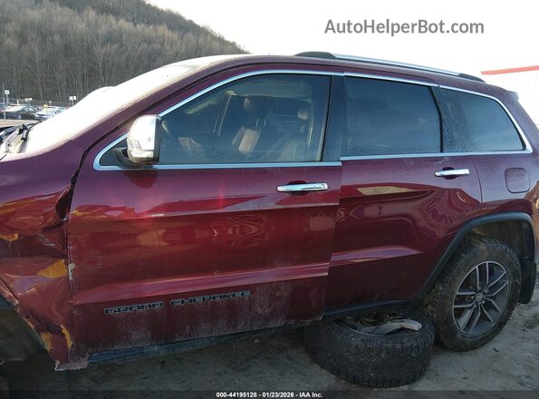 1C4RJFBG8HC904268 2017 JEEP GRAND CHEROKEE Бордовый Панорамный вид салона 360°