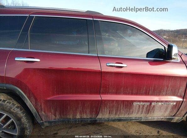 1C4RJFBG8HC904268 2017 JEEP GRAND CHEROKEE Бордовый Вид задней части салона