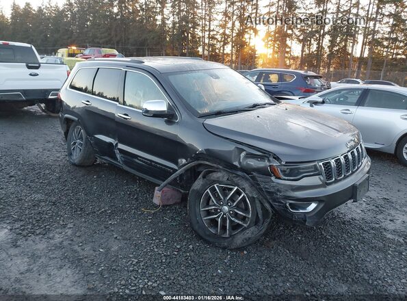 1C4RJFBG9HC891451 2017 JEEP GRAND CHEROKEE Серый Передняя правая четверть