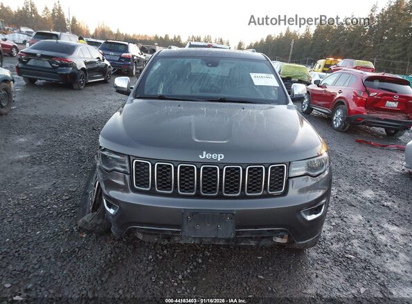 1C4RJFBG9HC891451 2017 JEEP GRAND CHEROKEE Серый Вид щитка приборов