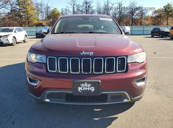 1C4RJFBGXJC122558 2018 JEEP GRAND Бордовый Вид спереди