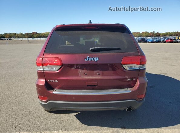 1C4RJFBGXJC122558 2018 JEEP GRAND Бордовый Вид сзади
