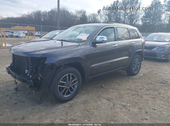 1C4RJFBGXKC804017 2019 JEEP GRAND CHEROKEE Черный Передняя левая четверть
