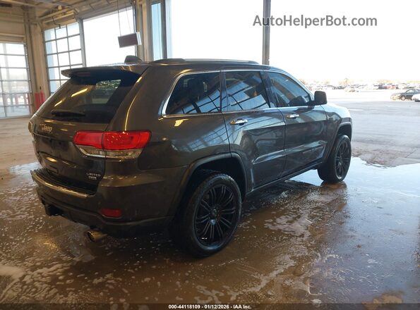 1C4RJFBT8JC314834 2018 JEEP GRAND CHEROKEE Серый Задняя правая четверть