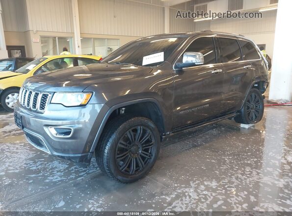 1C4RJFBT8JC314834 2018 JEEP GRAND CHEROKEE Серый Передняя левая четверть