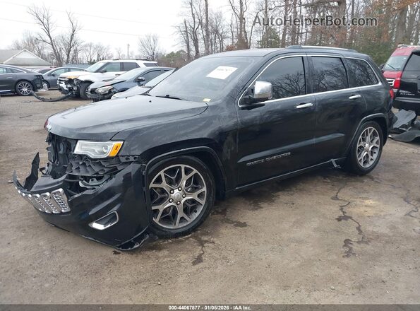 1C4RJFCTXLC127421 2020 JEEP GRAND CHEROKEE Черный Передняя левая четверть