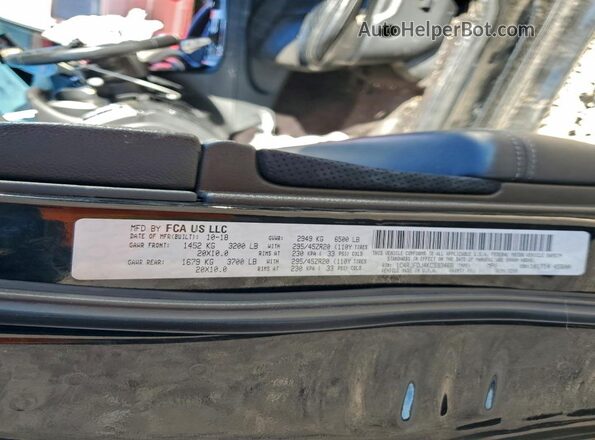 1C4RJFDJ4KC593468 2019 JEEP GRAND Черный Вид подкапотного пространства