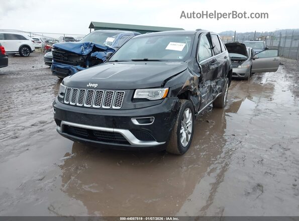 1C4RJFJG4GC337346 2016 JEEP GRAND CHEROKEE Черный Передняя левая четверть