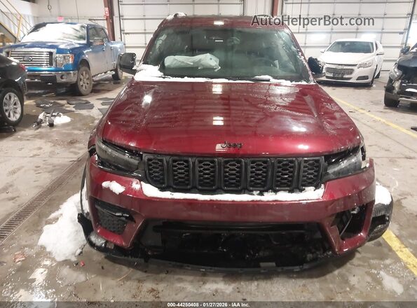 1C4RJHAG0SC329958 2025 JEEP GRAND CHEROKEE Красный Вид панели приборов