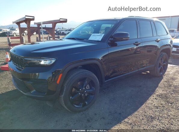 1C4RJHAG2PC625474 2023 JEEP GRAND CHEROKEE Черный Передняя левая четверть